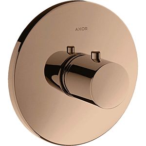 hansgrohe Axor Uno set de finition 38715300 thermostat encastré, or rouge poli