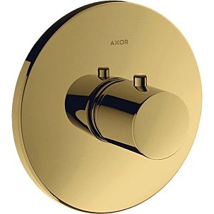 hansgrohe Axor Uno trim set 38715990 concealed thermostat, polished gold optic