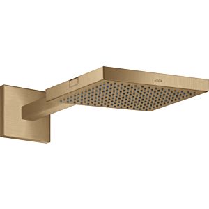 hansgrohe douche de tête Axor Starck 10925140 avec bras de douche, montage mural, 240x240mm, 1jet, bronze brossé