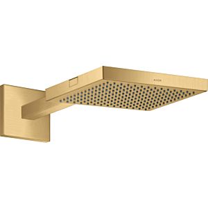 hansgrohe douche de tête Axor Starck 10925250 avec bras de douche, montage mural, 240x240mm, 1jet, optique or brossé