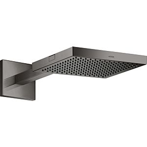 hansgrohe douche de tête Axor Starck 10925330 avec bras de douche, montage mural, 240x240mm, 1jet, chrome noir poli