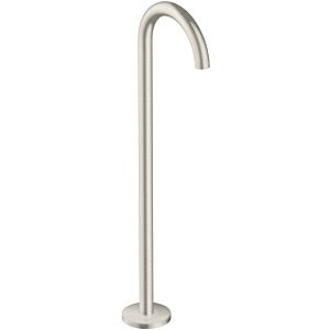 hansgrohe Axor Uno trim kit 38412800 floor-standing bath spout, curved, projection 226mm, stainless steel look