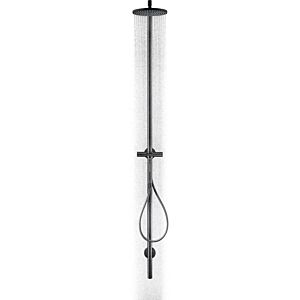 hansgrohe Axor Starck shower column 12670670 with overhead shower, hand shower, matt black