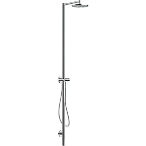 hansgrohe Axor Starck shower column 12672000 with thermostat, overhead shower 240 1jet, chrome