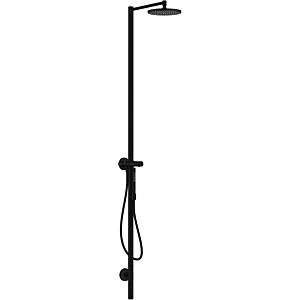 hansgrohe Axor Starck shower column 12672670 with thermostat, overhead shower 240 1jet, matt black