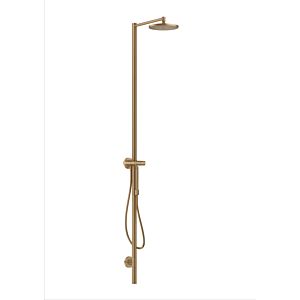 hansgrohe Axor Starck shower column 12670140 with overhead shower, hand shower, brushed bronze