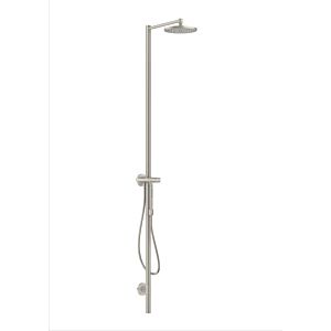 hansgrohe Axor Starck shower column 12670800 with overhead shower, hand shower, stainless steel optic