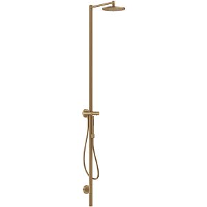 hansgrohe Axor Starck shower column 12672140 with thermostat, overhead shower 240 1jet, brushed bronze