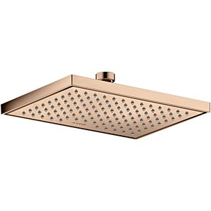 hansgrohe Axor overhead shower 35373300 ceiling or wall mounting, polished red gold