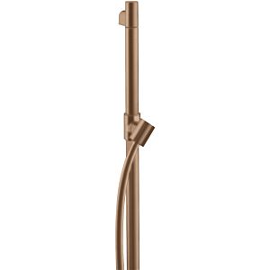 hansgrohe barre de douche Axor Starck 27830310 900mm, avec flexible de douche 1600mm, or rouge brossé