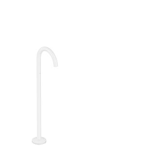 hansgrohe Axor Uno set de finition 38412700 bec de baignoire sur pied, courbé, saillie 226 mm, blanc mat