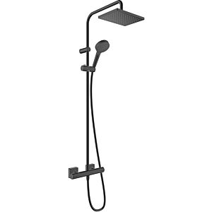 hansgrohe Vernis Shape Showerpipe 1jet 26097670 EcoSmart , with thermostat, matt black