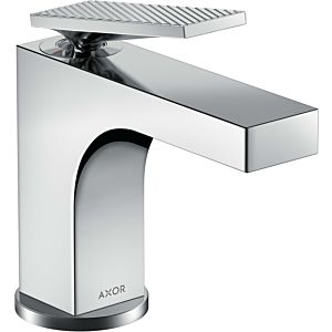 hansgrohe Axor Citterio mitigeur lavabo 39001000 pour lave-mains , avec tirant garniture de vidange , béquille, taille diamant, chromé