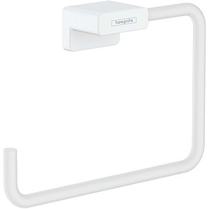 hansgrohe AddStoris Handtuchring 41754700 Wandmontage, Metall, mattweiß