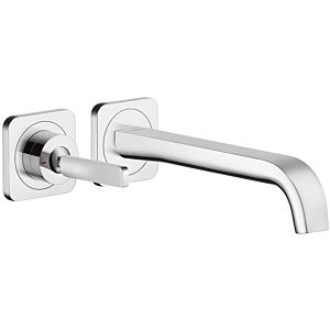 hansgrohe Axor Citterio E Wand Armatur 36106000 chrom, mit Rosetten für Wandmontage