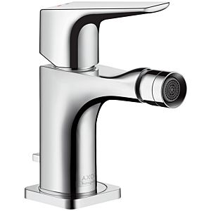 hansgrohe Axor Citterio E Bidet Armatur 36121000 chrom, mit Ablaufgarnitur, Hebelgriff