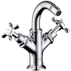 hansgrohe Bidet Armatur Axor Montreux 16520000 chrom, mit Ablaufgarnitur