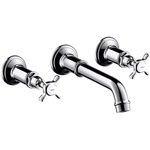 hansgrohe Axor Montreux trim kit 16532000 concealed washbasin 3-hole mixer, projection 165-225mm, chrome
