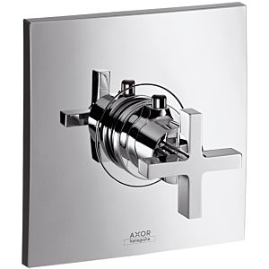 hansgrohe Fertigmontageset Axor Citterio 39716000 Unterputz, Kreuzgriff, chrom Highflow