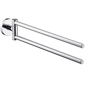 hansgrohe  Logis 40512000 Double towel holder  chrome, brass, two branches