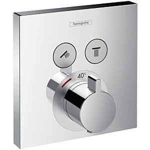 hansgrohe ShowerSelect 15763000 ShowerSelect thermostatic mixer for 2 functions