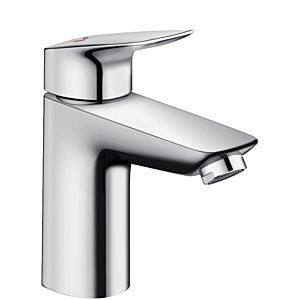 hansgrohe Logis 100 basin mixer 71103000 CoolStart, chrome, height 187 mm, without waste set
