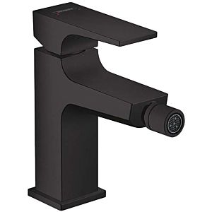 hansgrohe Metropol hansgrohe Bidet monocommande 32520670 saillie 129 mm, bonde push-open, noir mat