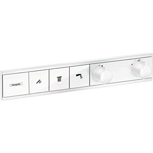 hansgrohe RainSelect trim kit 15381700 concealed thermostat, 3 outlets, matt white