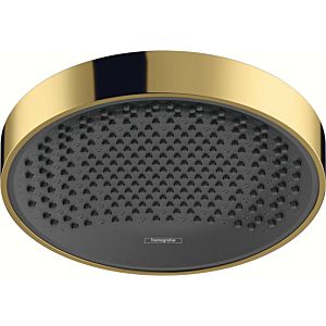 hansgrohe Rainfinity overhead shower 26229990 1jet EcoSmart, ceiling/wall mounting, 9 l/min, polished gold optic