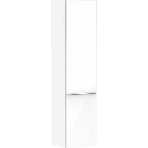 hansgrohe Xelu Q armoire haute 54139700 370x400x1650mm, charnière de porte à droite, blanc brillant, blanc mat