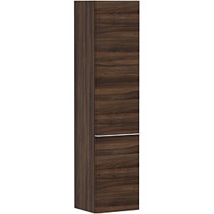 hansgrohe Xelu Q Hochschrank 54142700 370x400x1650mm, Türanschlag rechts, Nussbaum dunkel, mattweiß