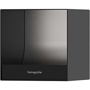 hansgrohe XtraStoris Original Einbau-Toilettenpapierhalter 56065670 150x150x140mm, mattschwarz