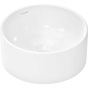 hansgrohe Xuniva countertop washbasin 60163450 300x300mm, without tap hole/overflow, SmartClean, white