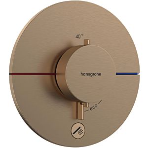 hansgrohe ShowerSelect Comfort S Thermostat 15562140 UP, für 1 Verbraucher und einen zusätzlichen Abgang, brushed bronze
