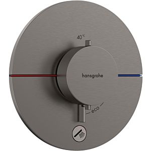hansgrohe ShowerSelect Comfort S Thermostat 15562340 UP, für 1 Verbraucher und einen zusätzlichen Abgang, brushed black chrome