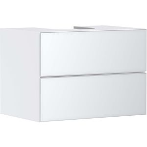 hansgrohe Xevolos E meuble sous-vasque 54187320 780x555x550mm, 2 tiroirs, blanc mat, blanc métallique