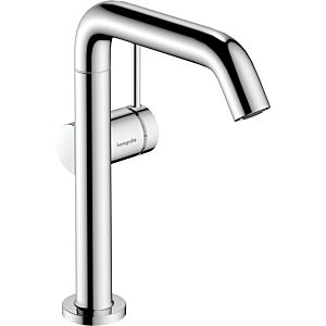 hansgrohe Tecturis S wash basin mixer 73360000 with swivel spout and push-open waste set, chrome