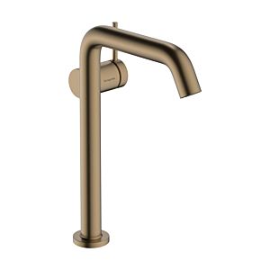 hansgrohe Tecturis S wash basin mixer 73370140 projection 167mm, with push-open waste set, brushed bronze