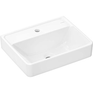 hansgrohe Xanuia Q lave-mains 61144450 500x390mm, avec trou pour robinetterie sans trop-plein, blanc SmartClean