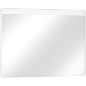 hansgrohe Xarita Lite Q miroir 54959700 avec éclairage LED horizontal, blanc mat, L 1000 x H 700 x P 30 mm, 10 W