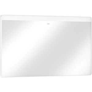 hansgrohe Xarita Lite Q Spiegel 54960700 mit horizontaler LED-Beleuchtung, mattweiß, B 1200 x H 700 x T 30 mm, 12 W