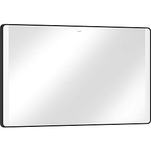 hansgrohe Xarita Lite Q mirror 54965670 with side LED lighting, matt black, W 1200 x H 700 x D 30 mm, 14 W