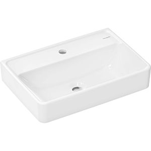 hansgrohe Xanuia Q wash basin 61122450 550x370mm, with tap hole, without overflow, SmartClean, white
