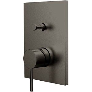 Herzbach Design iX PVD bain et douche 21.130305.2.40 acier noir, UP, 180x130mm