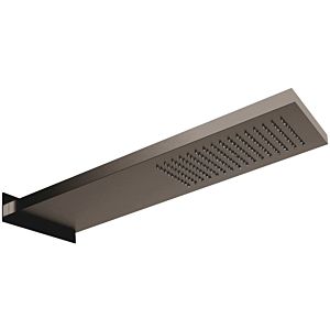 Herzbach Design iX PVD rain shower 21.661700. 2000 .40 Black Steel, 537x165mm, wall mounting