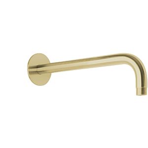 support mural Herzbach Design iX PVD 2000 .41 Laiton Acier, pour douche pluie, 350mm, avec rosace d = 70mm