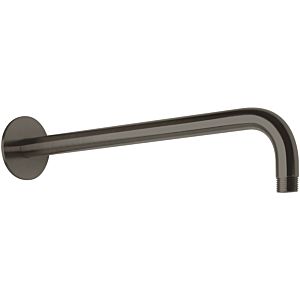 Herzbach Design iX PVD support mural 21.960450. 2000 .40 Black Steel, pour douche pluie, 450mm, avec rosace d = 70mm