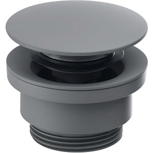 Herzbach Deep Gray design drain valve 23.452500.1.06 1 1/4&quot;, gray matt