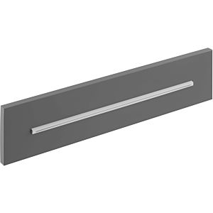 Bec mural en cascade Herzbach Deep Grey 23.696000.1.06 346x80mm, pour montage encastré, gris mat