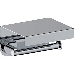 Herzbach Living paper roll holder 30.815000.1.01 with lid, wall mounting, chrome